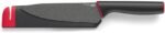 Joseph Joseph Slice & Sharpen 6" Chef's Knive and 3.5" Paring Knife with Sharpening Protective Sheaths, Black - Image 3