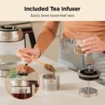 CUCKOO Electric Tea Kettle with Infuser, Glass Electric Kettle with Multi-Temperature Control, Easy to Read LED Lights, 1.7 Liter Capacity Tea Maker Pot (CK-G170BS) - Image 4