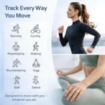 Smart Ring Health & Fitness Tracker for Men & Women, Heart Rate, SPO₂, Sleep & Activity Monitoring, IP68 Waterproof, Long Battery Life, Family Care Mode, No Subscription Fee (Rose Gold, 8) - Image 5