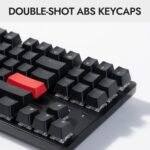 LEMOKEY X1 Wired Mechanical Keyboard, QMK Programmable TKL Layout with Pre-Lubed Tactile Switch, North-Facing Red Backlit NKRO Compatible with Windows - Image 4
