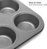 Ecolution Non-Stick Toaster Oven Bakeware Set 4-Piece, Carbon Steel, Easy to Clean and Perfect for Single Servings, Gray - Image 8