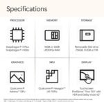 Microsoft Surface Laptop (2024), Windows 11 Copilot+ PC, 13.8" Touchscreen Display, Snapdragon X Plus (10 core), 16GB RAM, 512GB SSD Storage, Dune - Image 3