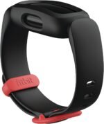 Fitbit Ace 3 Activity-Tracker for Kids 6+ One Size, Black/Racer Red - Image 4