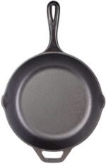 Lodge Chef Collection 10" Pre-Seasoned Cast Iron Skillet - Kitchen Essential for Frying & Searing - Image 3