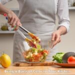 Rainbow Silicone Tongs for Cooking, Heat Resistant Kitchen Tongs for Salad, Grilling, Cooking, 304 Stainless Steel Locking and BPA Free Silicone Tips Set of 2, 9 and 12 Inch - Image 3