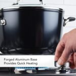 KitchenAid 84805 Hard Anodized Nonstick Stockpot with Lid, 8 Quart - Onyx Black - Image 4