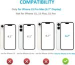 ONETOP Compatible with iPhone 15 Pro Max Wallet Case with Card Holder, PU Leather Kickstand Card Slots Case, Double Magnetic Clasp and Durable Shockproof Cover 6.7 Inch (Black) - Image 3
