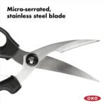 OXO Good Grips Spring-Loaded Poultry Shears, Black - Image 4