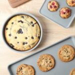 Sur La Table Kitchen Essentials Bake Sale 9 Inch PFOA, PFAS, PTFE Free Nonstick Round Cake Pan - Linen White - Image 3