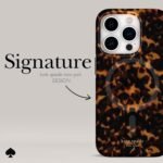 Kate Spade New York iPhone 15 Pro Case, Compatible with MagSafe - Tortoiseshell - Image 5