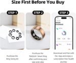 Smart Ring for Women&Men-Activity/Sleep/Heart Rate/HRV/Stress/Women's Health Tracker-IP76 Waterproof-No Subscription Fee Required-Compatible with iPhone &Android - Image 3