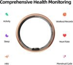 Smart Ring for Women&Men-Activity/Sleep/Heart Rate/HRV/Stress/Women's Health Tracker-IP76 Waterproof-No Subscription Fee Required-Compatible with iPhone &Android - Image 4