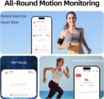 Smart Ring for Women&Men-Activity/Sleep/Heart Rate/HRV/Stress/Women's Health Tracker-IP76 Waterproof-No Subscription Fee Required-Compatible with iPhone &Android - Image 5