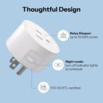 SONOFF Matter Smart Plug S41s, 15A 1800W Max, Remote & Voice Control via Alexa/Google Home, ETL Certified, Timer Outlet, Matter-Compatible with Alexa, SmartThings, Google, and HomeKit (4-Pack) - Image 4