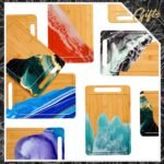Nuenen 10 Pcs Bulk Wood Cutting Board with Handle 12 x 7.8 Inch Bamboo Wooden Kitchen Serving Chopping Boards for Pizza, Bread, Charcuterie, Fruit, Vegetables(Bamboo) - Image 5