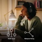 Audio-Technica ATH-M20xBT Wireless Over-Ear Headphones, Black - Image 5