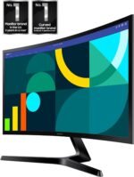 SAMSUNG 24" Essential S3 (S36GD) Series FHD 1800R Curved Computer Monitor, 100Hz, Game Mode, Advanced Eye Comfort, HDMI and D-sub Ports, LS24D366GANXZA - Image 3