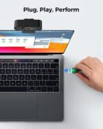 1080P Webcam Computer Camera with Microphone & Wide View - Auto Light Correction Webcam for PC, Mac, Laptop, Desktop - Built-in Privacy Cover Plug & Play USB for Zoom/Skype/Streaming - Image 6
