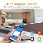 Milfra Smart Switch 3 Gang Alexa Light Switch Smart WiFi Light Switch Compatible with Alexa Google Home and IFTTT, Voice and Remote Control, No Hub Required - Image 4
