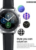 Samsung Galaxy Watch3 GPS Smartwatch 45mm, Mystic Silver (Renewed) - Image 3
