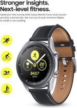 Samsung Galaxy Watch3 GPS Smartwatch 45mm, Mystic Silver (Renewed) - Image 5