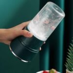 Portable Fruit Juicer Electric Blender, USB Charging Multifunctional Mixer for Smoothies Shakes Home Office Travel PC Food Grade Plastic 400mL Capacity - Image 3
