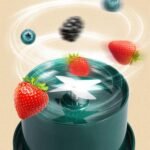 Portable Fruit Juicer Electric Blender, USB Charging Multifunctional Mixer for Smoothies Shakes Home Office Travel PC Food Grade Plastic 400mL Capacity - Image 4