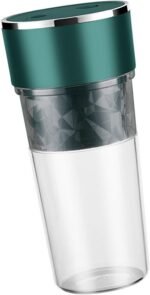 Portable Fruit Juicer Electric Blender, USB Charging Multifunctional Mixer for Smoothies Shakes Home Office Travel PC Food Grade Plastic 400mL Capacity - Image 10