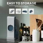 Eletronova Safe Mandoline Slicer, Multi Vegetable Chopper, Potato Fries Cutter, Detachable Blade, Kitchen Chopping Artifact,Fast Potato Fries/Chips Prep, Easy Clean (Blue) - Image 4