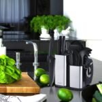 RAXCO Kitchen Utensils Set For Cooking-7 Cooking Utensils,5 Kitchen Utensils,6 Knife set,utensilios de cocina(18-in-1) (Black) - Image 3