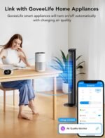 GoveeLife Smart Air Quality Monitor with PM2.5, WiFi, Temperature & Humidity Sensors, LED Display, 2s Refresh, 2-Year Data Storage, for Home & Office Wired - Image 3