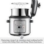 Breville Fast Slow Go Pressure Cooker BPR680BSS, Brushed Stainless Steel - Image 4