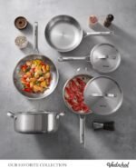 Stainless Steel Cookware Set, 8 Pcs Tir-Ply Pots and Pans Set, PFOA&PTFE Free, Dishwasher&Oven Safe, Kitchen Induction Compatible, ollas de acero inoxidable para cocinar - Image 3