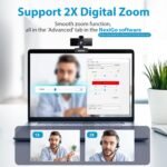 NexiGo N660 1080P Business Webcam, Dual Microphone & Privacy Cover, USB FHD Web Computer Camera, Plug and Play, for Zoom/Skype/Teams/Webex, Laptop MAC PC Desktop - Image 3