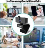 NexiGo N660 1080P Business Webcam, Dual Microphone & Privacy Cover, USB FHD Web Computer Camera, Plug and Play, for Zoom/Skype/Teams/Webex, Laptop MAC PC Desktop - Image 4