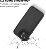 ONETOP Compatible with iPhone 15 Wallet Case with Card Holder, PU Leather Kickstand Card Slots Case, Double Magnetic Clasp and Durable Shockproof Cover 6.1 Inch (Black) - Image 5