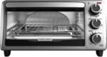 Black+Decker 4 Slice Toaster Oven - Stainless Steel - Image 3