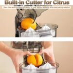 Electric Juicer Machine, Cold Press Juicer for Citrus, 500ml Capacity with 18000 RPM Motor for Oranges, Lemons, Limes, Grapefruits - Image 4