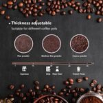 Electric Coffee Grinder & Spice Grinder, 150W Fast Grinding with Stainless Steel Blades | for Coffee Beans, Spices, Seeds, Herbs | Dry Food Mill | Mini Kitchen Grinder (With handle) - Image 4