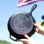 Lodge Cast Iron 10.25" Skillet with American Flag Design - Image 3