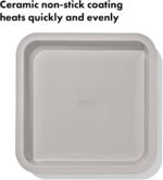 OXO Good Grips Non-Stick Pro Ceramic Coated Metal Bakeware 9” Square Cake Pan – Storm Blue - Image 5