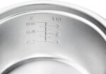 Elite Gourmet ERC-003X Electric Rice Cooker with Automatic Keep Warm Makes Soups, Stews, Grains, Hot Cereals, 6 Cups Cooked (3 Cups Uncooked), White - Image 4