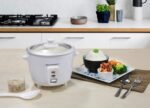 Elite Gourmet ERC-003X Electric Rice Cooker with Automatic Keep Warm Makes Soups, Stews, Grains, Hot Cereals, 6 Cups Cooked (3 Cups Uncooked), White - Image 6