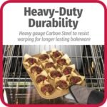 GoodCook BestBake Nonstick Textured Carbon Steel Muffin Pan, 12cp, Bronze - Image 5