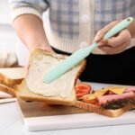 3Pcs Silicone Jar Spatula Long Handle Kitchen Spatulas for Mixing, Scraping, and Spreading,Ideal for Jars, Baking, Cake Icing, Cream, Butter, and Batter Kitchen Tool (Purple, Pink, Green) - Image 3