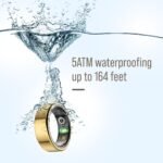 Herz P1 Smart Ring for Women & Men - (Size 10) 24/7 Health Metrics Fitness Ring, Tracks 20+ Biometrics, 6 Day Battery Life, Waterproof Stainless Steel, Free APP for iOS Android, No Subscription - Image 4