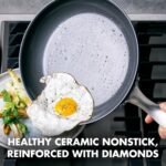 GreenPan Canterbury Hard Anodized Healthy Ceramic Nonstick, 10 Piece Cookware Pots and Pans Set, PFAS-Free, Dishwasher Safe, Oven Safe, Black - Image 3