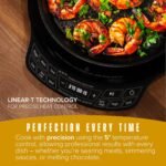 Nuwave Gold Pro Precision Induction Cooktop, Large 8” Heating Coil, 12” Heat-Resistant Cooking Surface, Adjustable Wattages,100°F to 575°F, Portable, Built-In Safety Auto Shut Off - Image 3