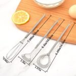 6 PCS Mini Whisk Set, Stainless Steel Spring Whisk, Cooking Gadget for Blending, Whisking, Beating, Stirring, Gravy - Image 3