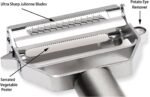 Vegetable Peeler,Potato Peeler,Carrot and Fruit Peeler,Ultra Sharp Dual Julienne Peeler Grater,Stainless Steel Dual Apple Peelers for Kitchen - Image 3
